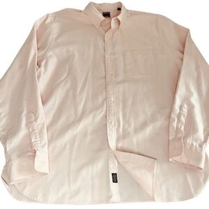 Todd Snyder Wool Cotton Blend Shirt Pink Casual Button Down